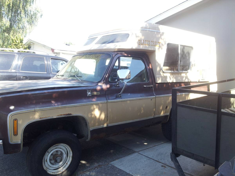 Illustration for article titled At $2,995, Is This 1977 Chevy Blazer Chalet A Camper That One Day Might Pamper?